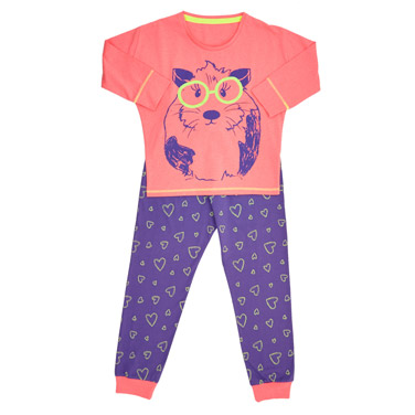 Neon Glitter Hamster Pyjamas